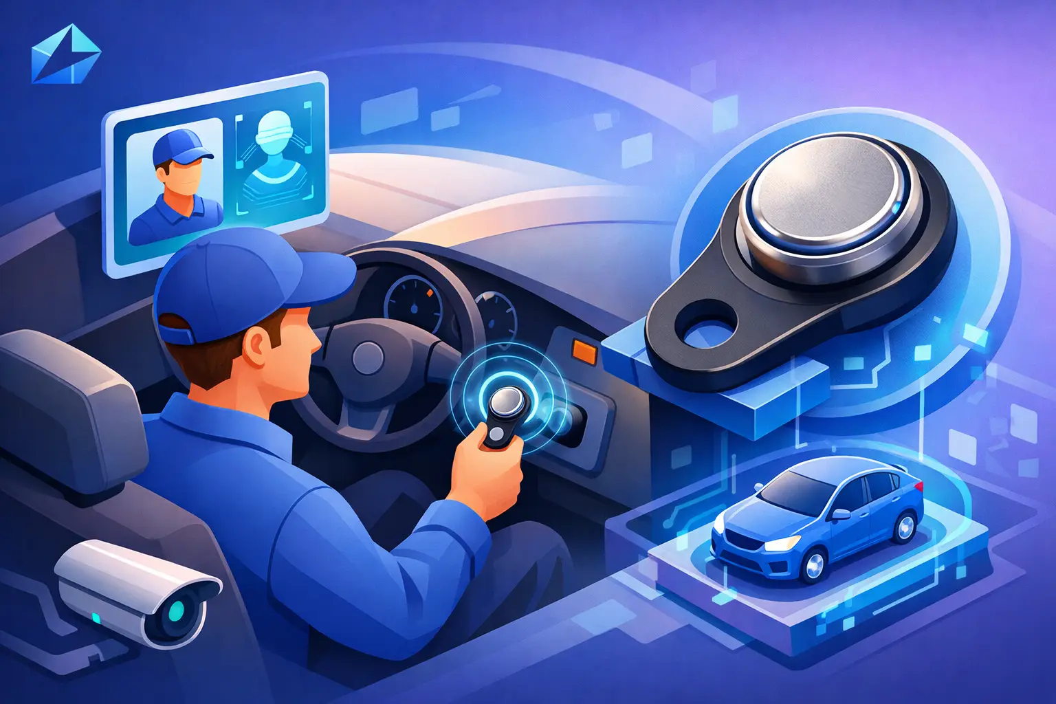 Identificação de motorista por iButton