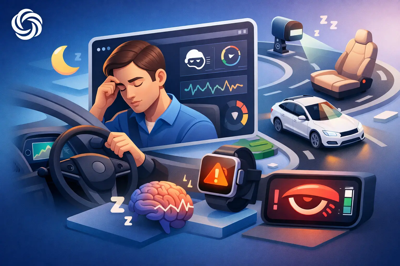 Como monitorar fadiga do motorista