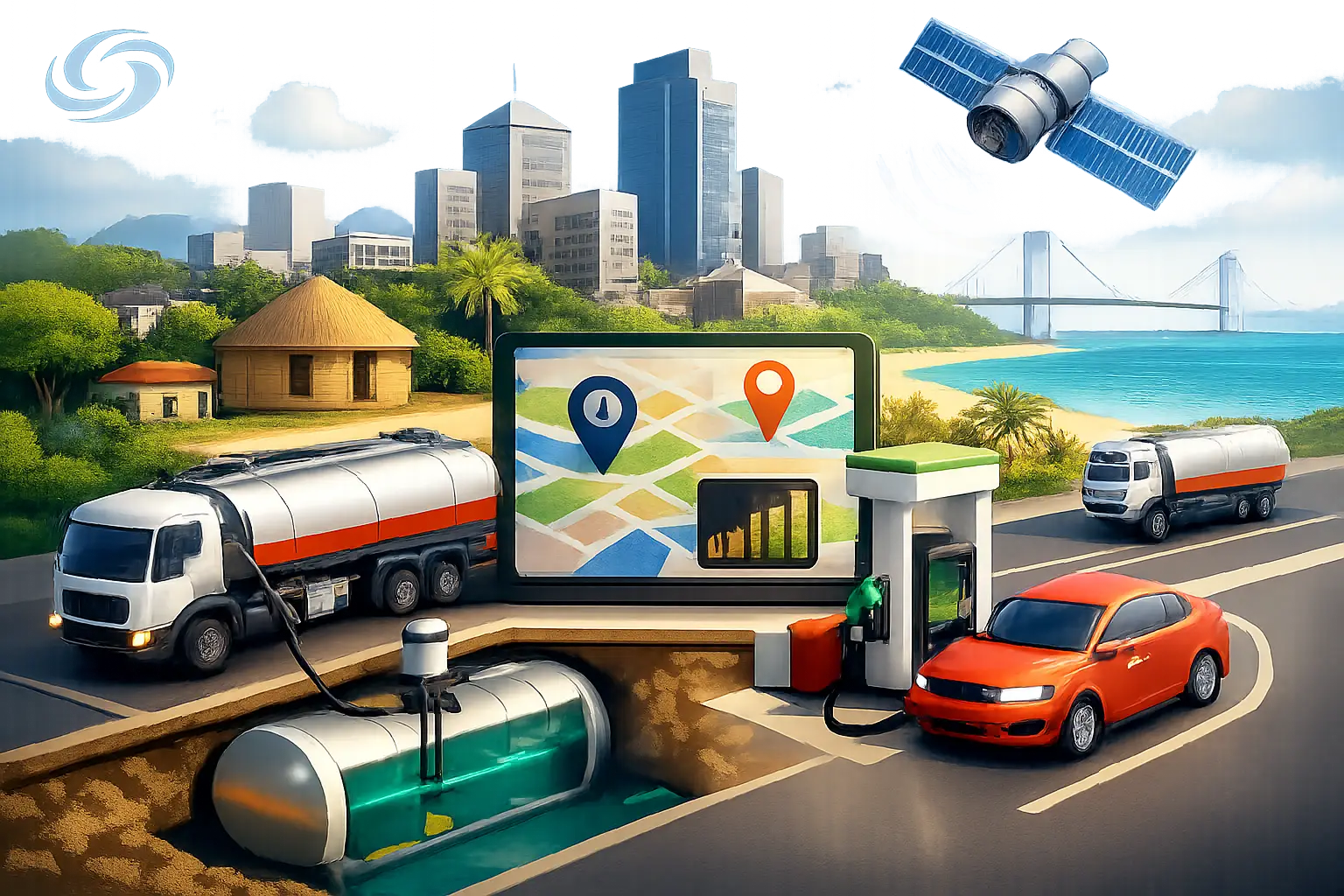 Controlo de combustível em Maputo